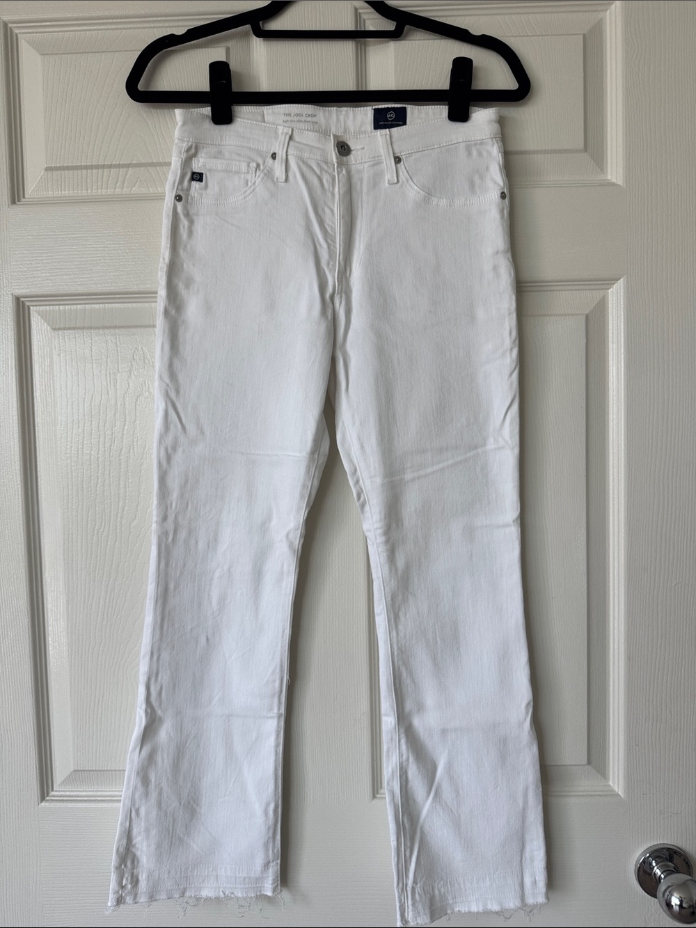Ag Adriano Goldschmied White Flare Jeans